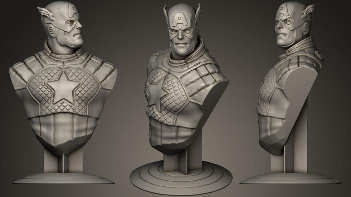 Busts and bas-reliefs of famous people (BUSTC_0089) 3D model for CNC machine
